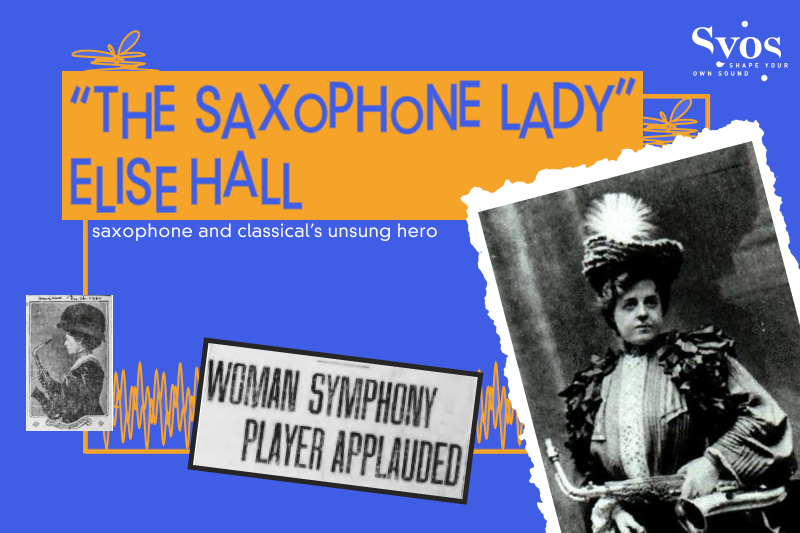 "The Saxophone Lady" Elise Hall