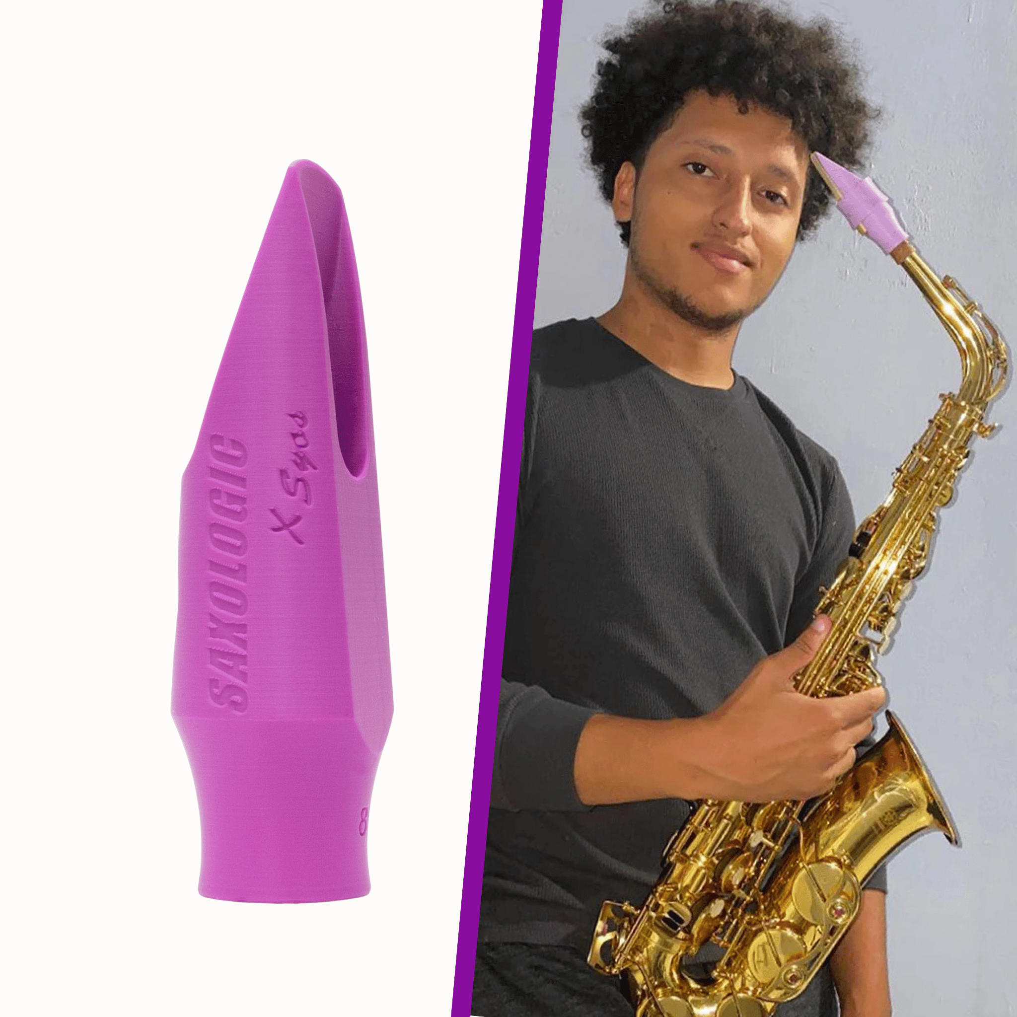 Saxologic's alto saxophone mouthpiece by Syos