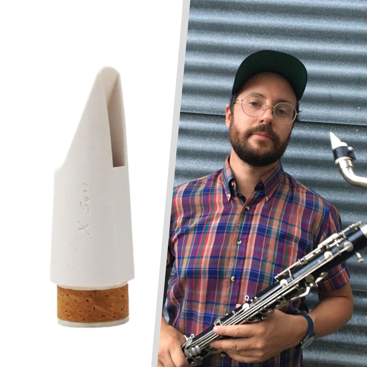 Bass Signature Clarinet mouthpiece - Byron Asher