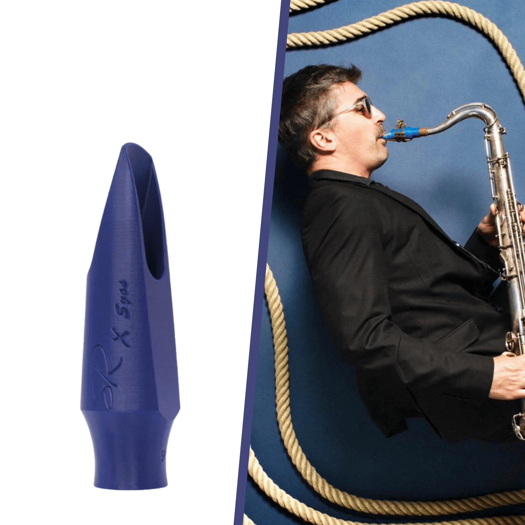 【状態◎】Fabio Fratiメランジ タートルネック sax Sylvain Rifflet's tenor saxophone mouthpiece by Syos