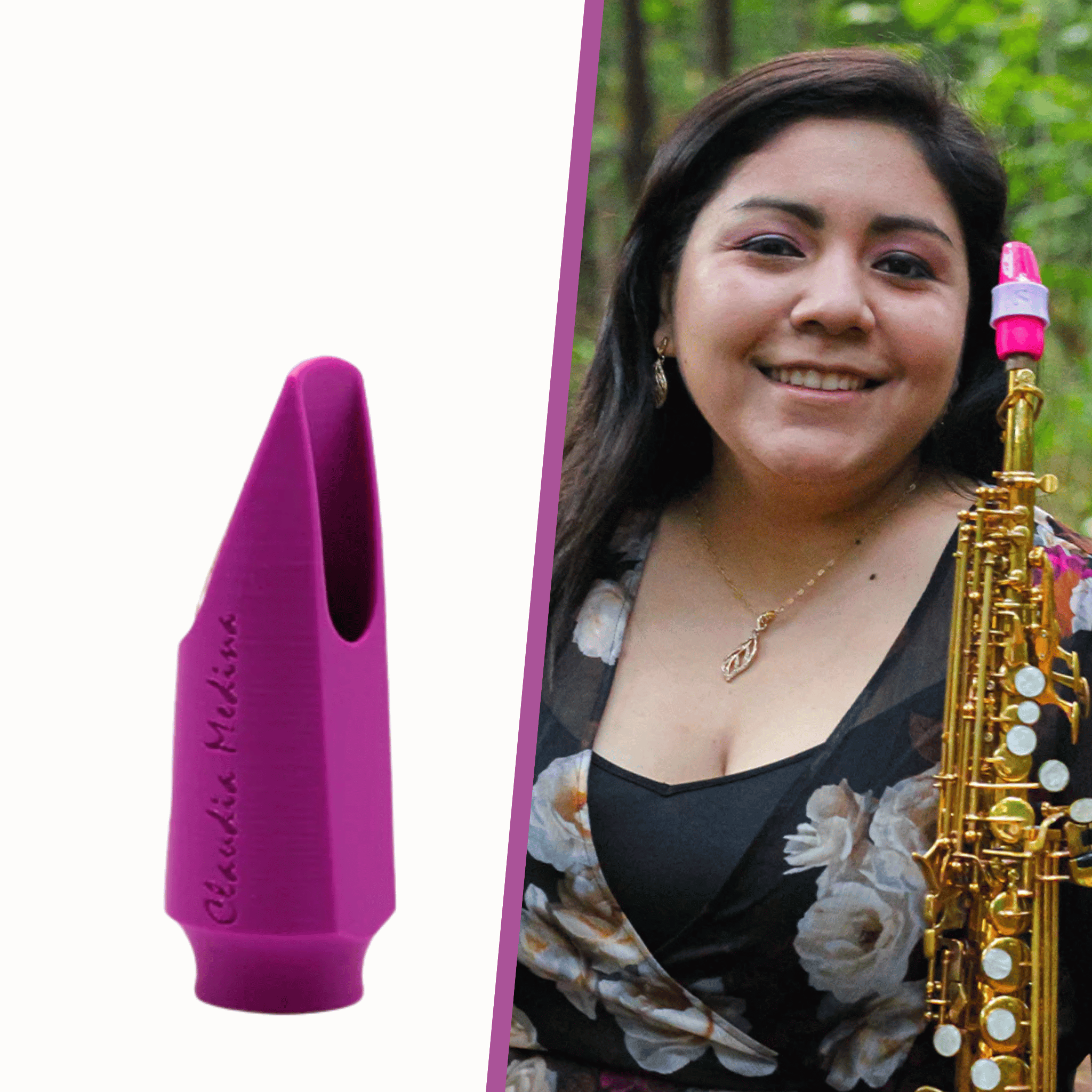 Soprano Signature Saxophone mouthpiece - Claudia Medina Soprano Signature Saxophone mouthpiece - Claudia Medina