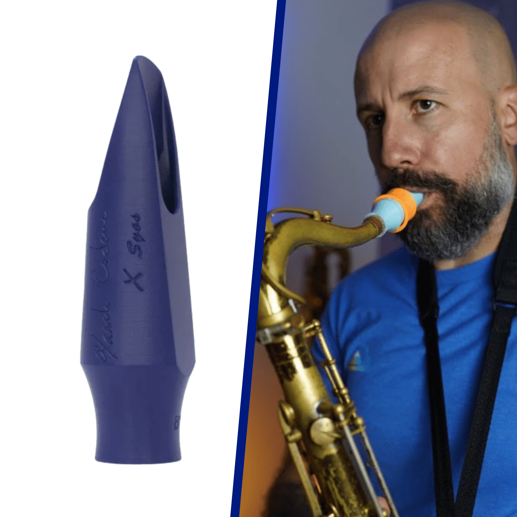 Yanick Coderre's tenor saxophone mouthpiece by Syos