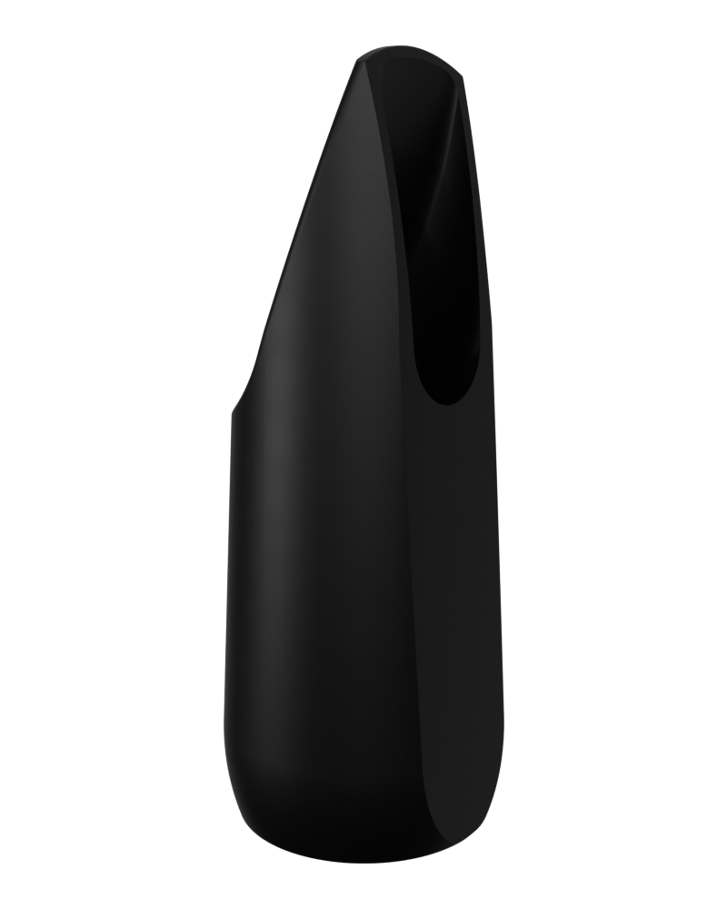 Soprano Custom Saxophone Mouthpiece by Syos - Pitch Black / No Design