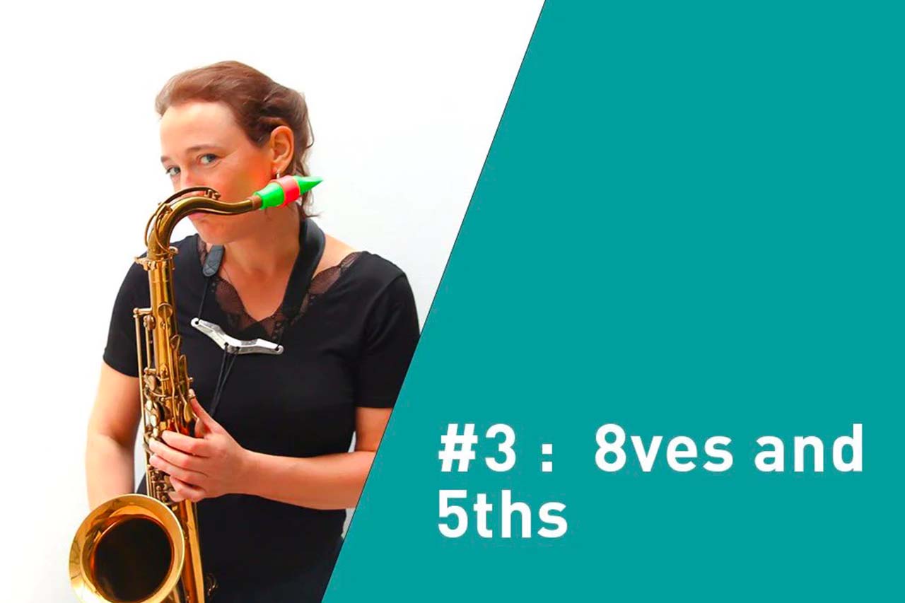 Saxophone sound practice #3: 8ves and 5ths - Syos