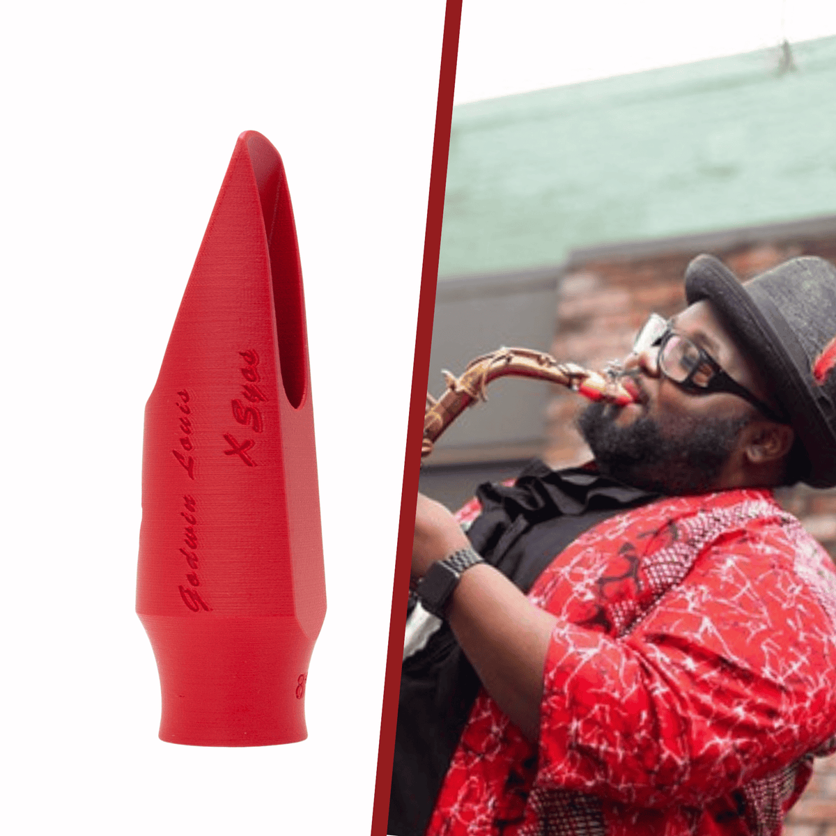 希少 SYOS アルトサックス用マウスピース Godwin Louis 7 Godwin Louis' alto saxophone mouthpiece by Syos
