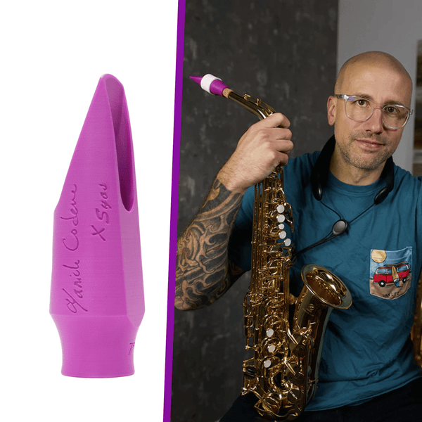 Yanick Coderre's alto saxophone mouthpiece by Syos