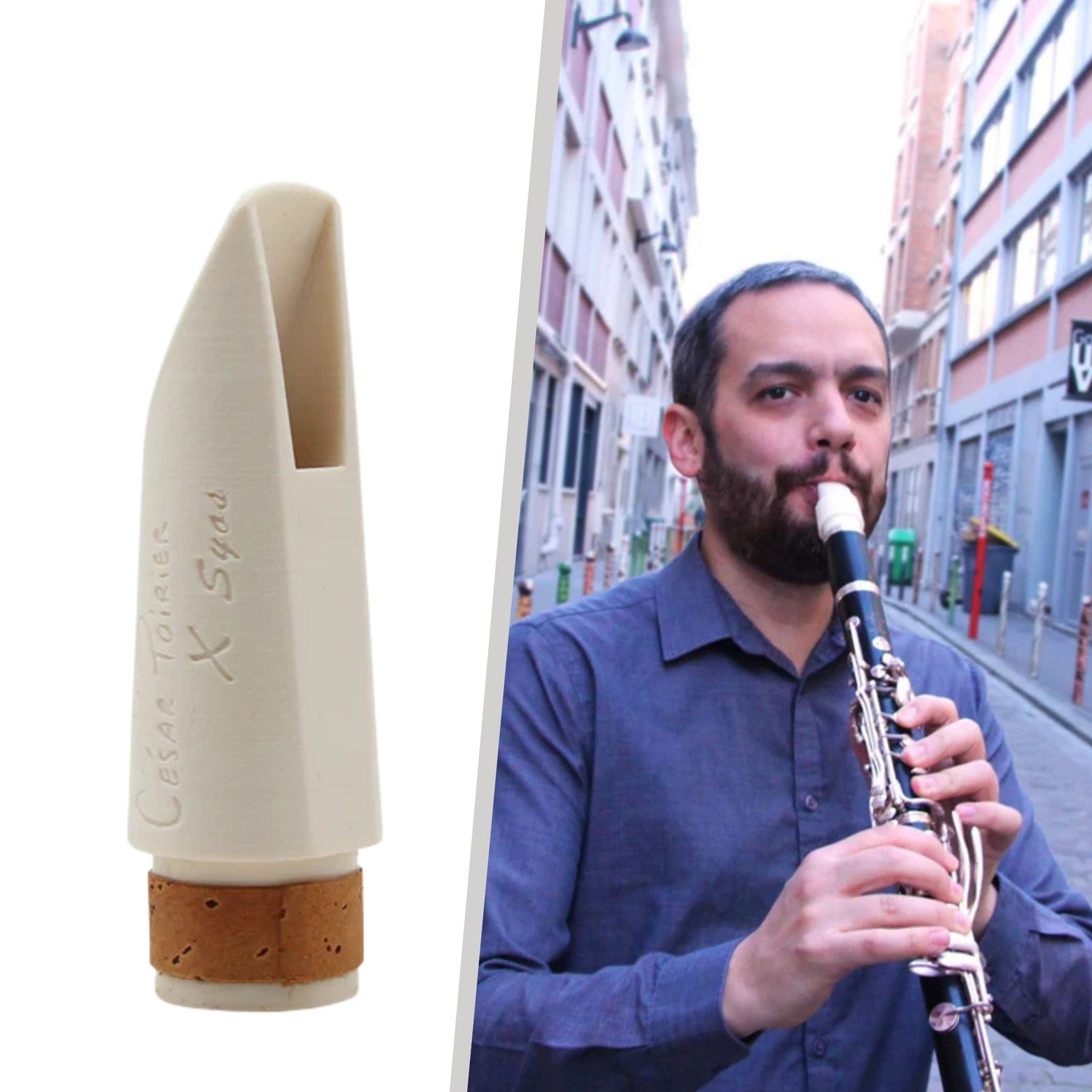 B-flat Signature Clarinet mouthpiece - César Poirier