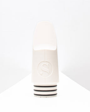 Bass Signature Clarinet mouthpiece - Daro Behroozi by Syos - Arctic White