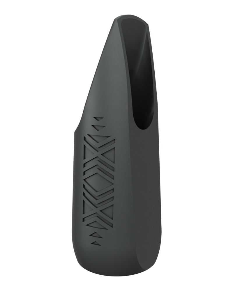 Soprano Custom Saxophone Mouthpiece by Syos - Anthracite Metal / Aztec