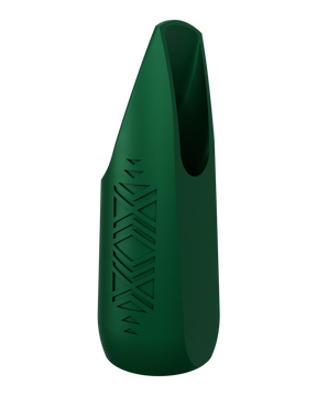 Soprano Custom Saxophone Mouthpiece by Syos - Forest Green / Aztec