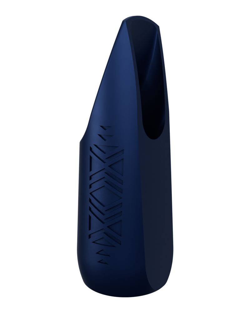 Soprano Custom Saxophone Mouthpiece by Syos - Phantom Blue / Aztec