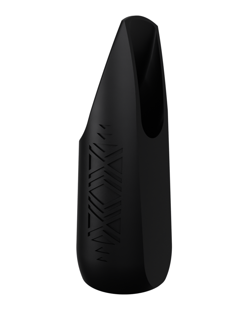 Soprano Custom Saxophone Mouthpiece by Syos - Pitch Black / Aztec