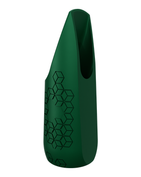Soprano Custom Saxophone Mouthpiece by Syos - Forest Green / Cells