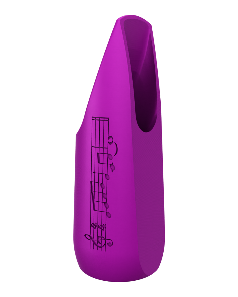 Soprano Custom Saxophone Mouthpiece by Syos - Mystic Purple / Lick