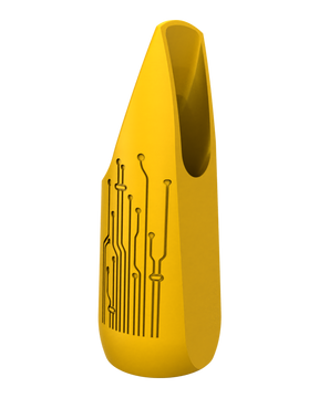 Soprano Custom Saxophone Mouthpiece by Syos - Mellow Yellow / Replicant