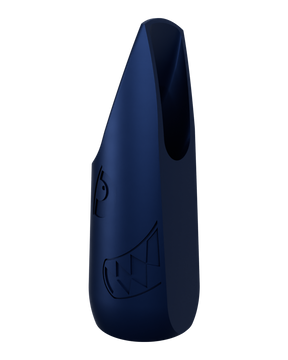 Soprano Custom Saxophone Mouthpiece by Syos - Phantom Blue / Shark