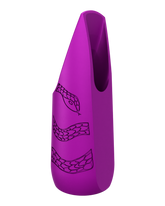 Soprano Custom Saxophone Mouthpiece by Syos - Mystic Purple / Snake