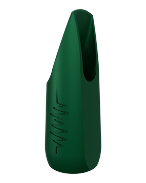 Soprano Custom Saxophone Mouthpiece by Syos - Forest Green / Soundwave