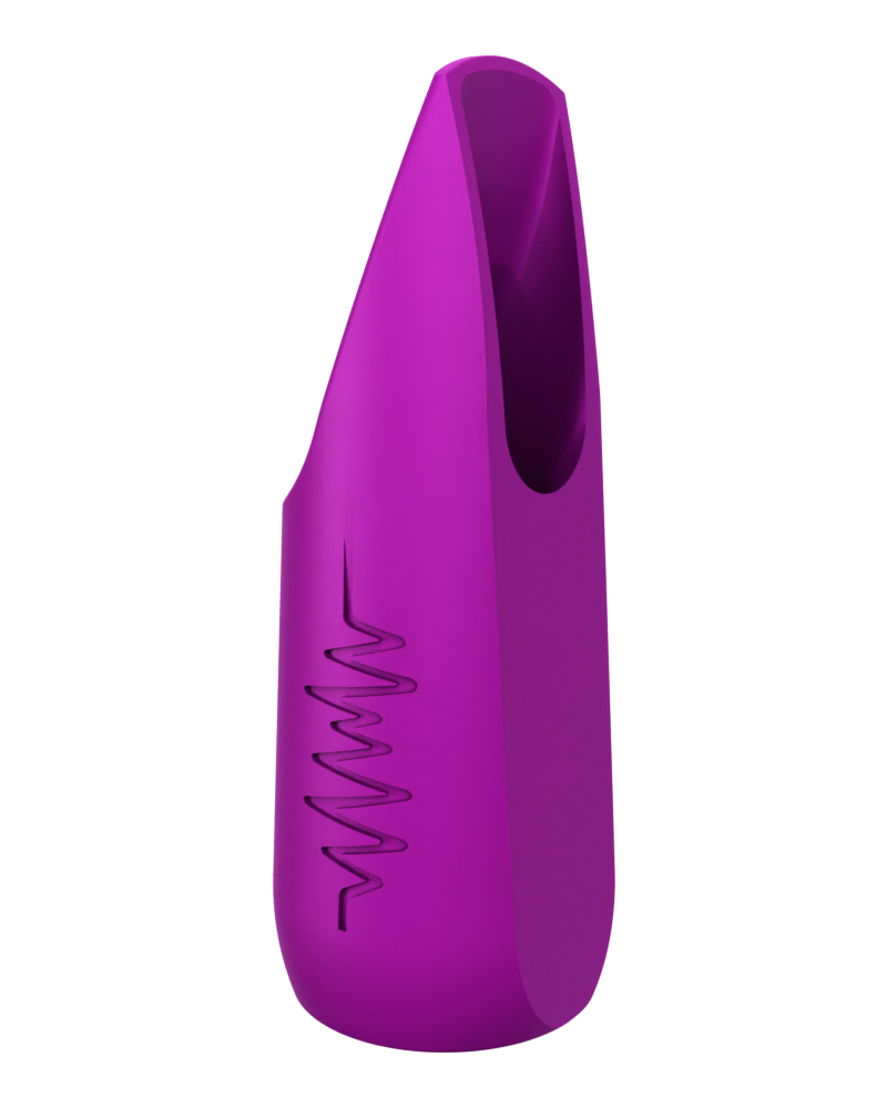 Soprano Custom Saxophone Mouthpiece by Syos - Mystic Purple / Soundwave